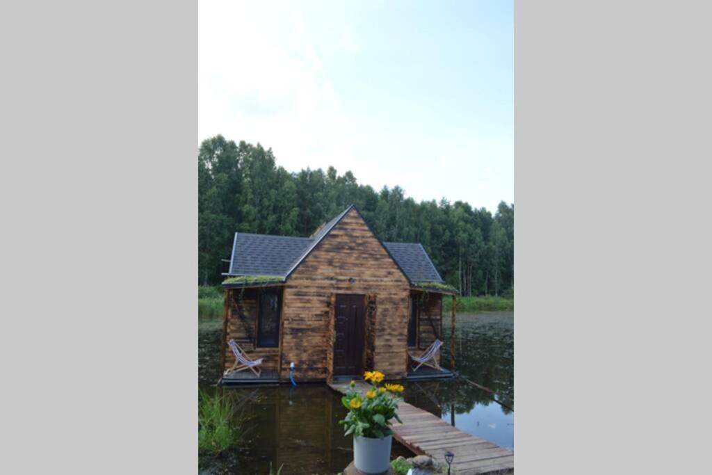 Heather Hut, Off-Grid Cottage On A Pond+2 Ha Darzkowo Екстер'єр фото